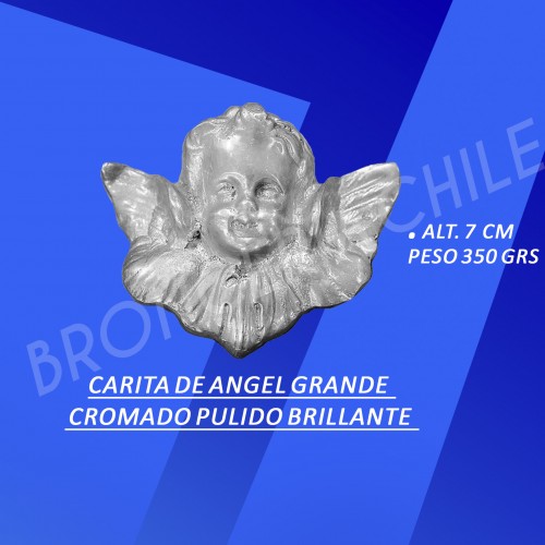 CARITA DE ÁNGEL GRANDE CROMADO